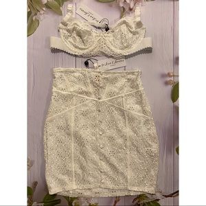 Top & Skirt By For love and lemons